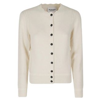 Isabel Marant Naia Cardigan - Dames - Truien - Beige - Maat: S Viscose