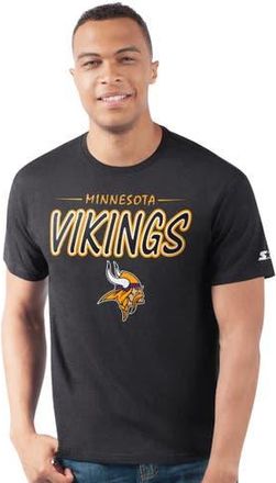 Starter Mens Starter Black Minnesota Vikings Prime Time T-Shirt in Heather Black at Nordstrom, Size Xx-Large