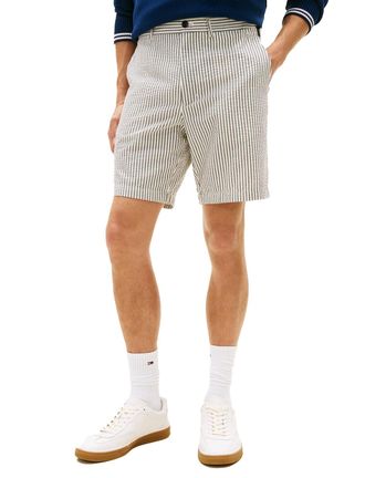 Tommy Hilfiger Bermuda Tommy Hilfiger creme navy gestreept chino