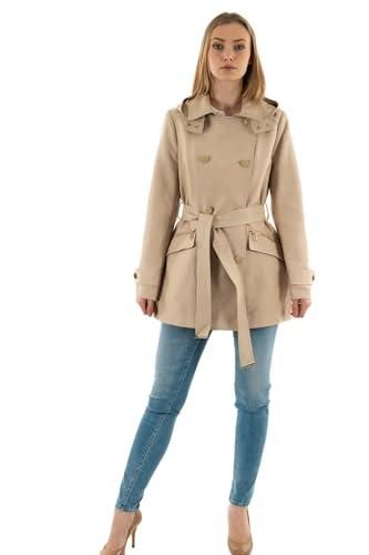 Morgan Impermeable Long Noir Femme Morgan Femme Trench Court à