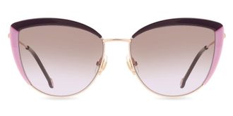 Carolina Herrera HER 0112/S RY8/QR Womens Sunglasses Gold Size 58