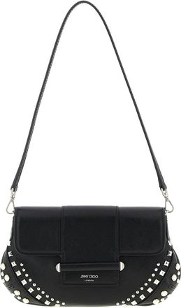Jimmy Choo London Black Bar Shoulder Bag