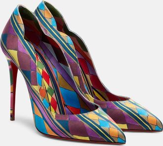 Christian Louboutin Hot Chick satin pumps