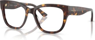 Vogue Eyewear Stijlvolle brilmonturen in Havana kleur - unisex - Brillen - Bruin - 49 MM - Accessoires