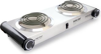 Better Chef Stainless Steel Dual Electric Burner