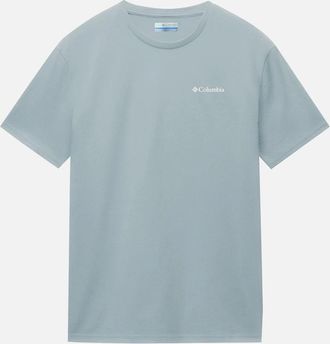 Columbia Mens Columbia Basic Small Chest Logo T-Shirt - Blue - Size: 44