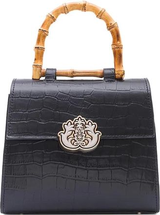 Isla Borsa a tracolla in pelle - Nero