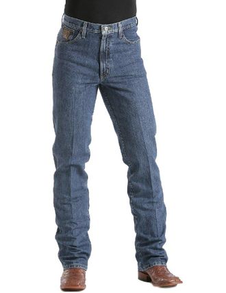 Cinch Mens Bronze Label Slim-Fit Jean - Blue - 28W x 36L