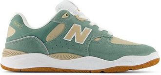 New Balance Uomo NB Numeric Tiago Lemos 1010 in Verde/Beige, Pelle Scamosciata/Rete, Taglia 40.5