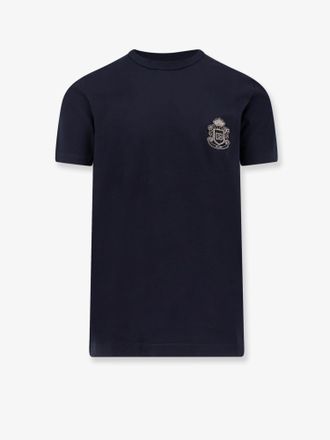 Dolce & Gabbana Cotton t-shirt with logo patch on the front - DOLCE & GABBANA - gender_Man