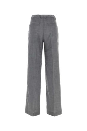 Pantaloni Torino Womens Grey Wool Lola Pant Grigio Exterior: Virgin Pantaloni