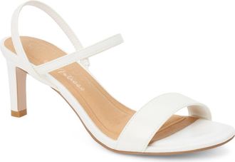 Matisse Footwear Trinity Slingback Kitten Heel Sandal in White at Nordstrom, Size 11
