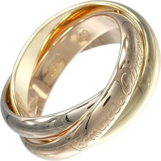 Cartier Yellow Gold (18K) Pink Gold (18K) White Gold (18K) Band Ring (Pre-Owned)