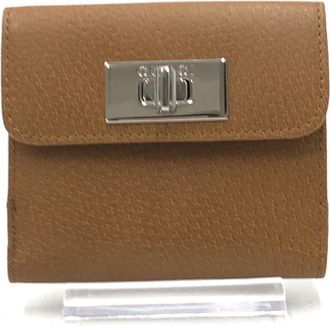 Gucci Brown Leather Womens Wallet (Pre-Owned)