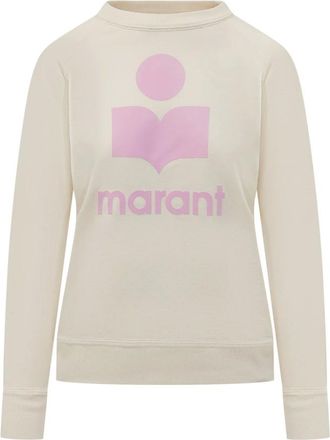Isabel Marant Sweatshirts, female, Beige, Size: 2XS Long Sleeve Sweatshirt