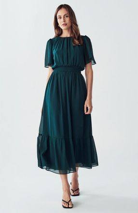 Willa Casalla Midi Dress in Emerald at Nordstrom, Size 6