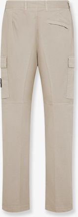 Stone Island Mens Trousers Organic Cotton Beige