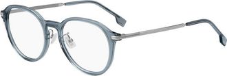 HUGO BOSS BOSS 1615/F 0B88 00 Shiny BLue/Silver 52mm