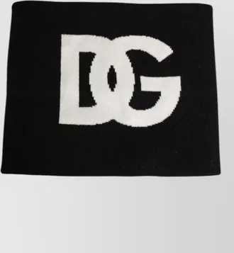 Dolce & Gabbana cashmere knitted scarf