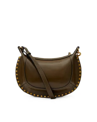 Isabel Marant Womens Baguette Shoulder Bag Oskan Moon Dark Olive Handbags Hand