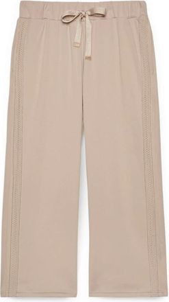Fiorella Rubino Dames, Broeken, Beige, Maat: XS Fleece