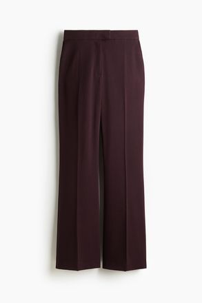 H&M Bootcut-Hose - Weinrot