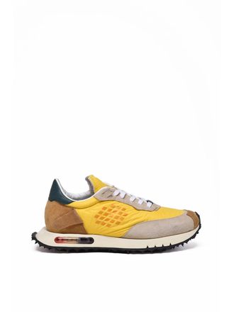Bepositive Be Positive Space Race Sneakers with Vibrant Yellow Upper