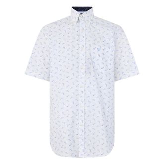 Paul & Shark Short Sleeve Shirt - male - Paul & Shark - Short Sleeve Shirts - White - 7XL - Shirts