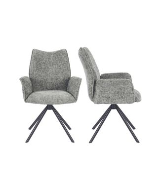 Home Heavenly Pack de 2 sillas acolchadas y ergon&oacute;micas en musgo 93 x 63 x 62 x cm