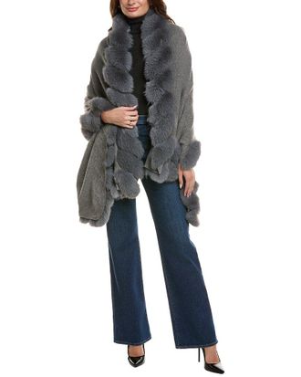 La Fiorentina Fringe Wool Wrap