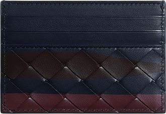 Bottega Veneta Mens Intrecciato Airbrushed Card Holder