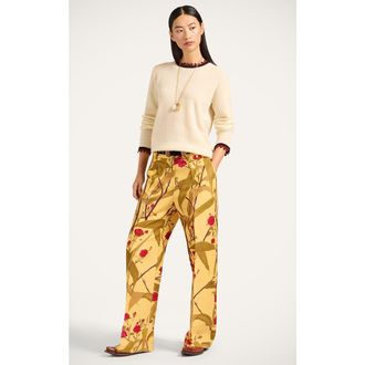 La DoubleJ Let Loose Pants in Bamboo Yellow at Nordstrom, Size X-Large