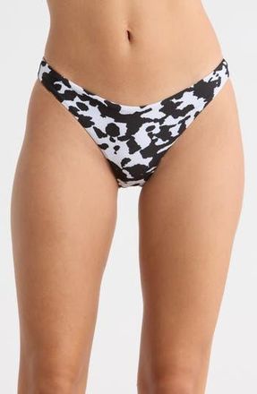 Maaji Sublimity Reversible Bikini Bottoms in Black at Nordstrom Rack, Size Medium