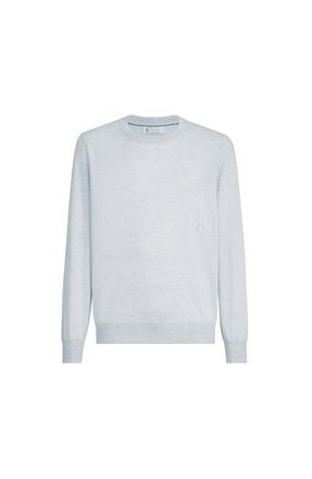 Brunello Cucinelli Lightweight sweater in Pale Blue at Nordstrom, Size 46 It