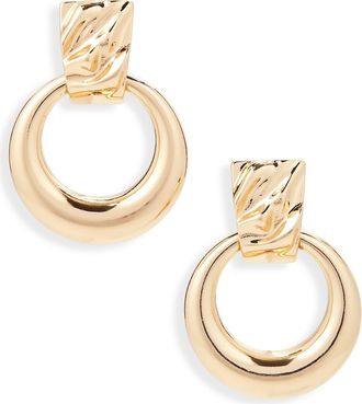 Panacea Door Knocker Drop Earrings in Gold at Nordstrom Rack
