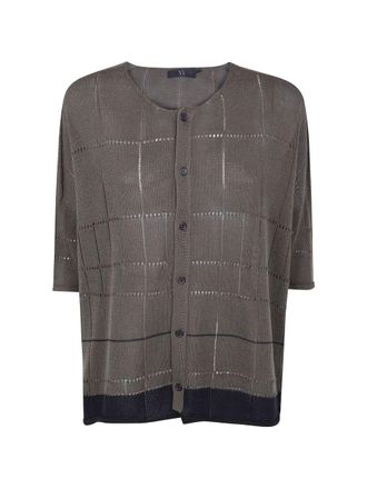 Yohji Yamamoto Drop Shoulder Medium Length Cardigan