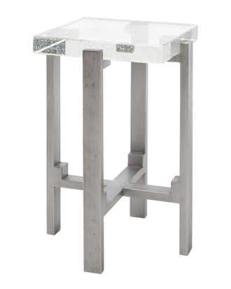 Safavieh Couture Jazlyn Square Bubble Glass Table