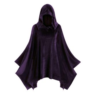 Generic Womens Oversized Hoodies Baggy Sweatshirt Pullover Matching Women Solid Cloak Hollween Cape Hooded Coat Vintage Fashion Womens Hoodies & Sweatshirts W