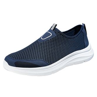 Generic Mens Womens Slip On Trainers Mesh Shoes Air Cushion Sports Casual Walking Sneakers Outdoor Flat for Jogging Adjustable, Quick Drying Breathable Sport 