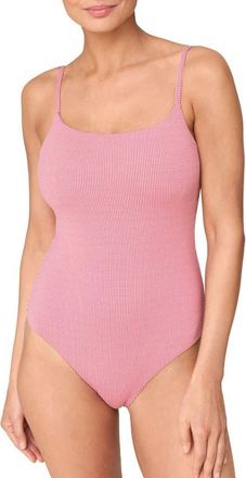 Andie Swim The Jetties One-Piece Swimsuit in Strawberry at Nordstrom, Size X-Large