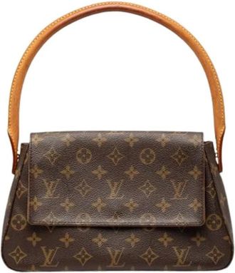 Louis Vuitton Pre-owned Handbags, female, Brown, Size: ONE SIZE Pre-owned The Looping Mini