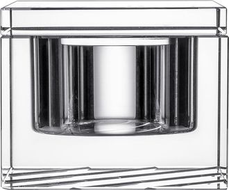 Orrefors Stripe Covered Box With Lid