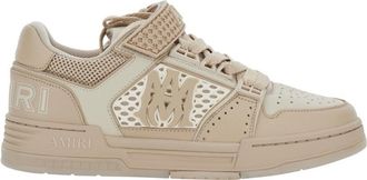 Amiri Beige Logo Skyline Sneakers