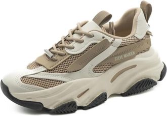 Steve Madden Possession Sneaker - Dames - Sneakers - Beige - 36 EU - Schoenen