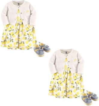 Hudson Baby Cardigan, Dress and Shoes in Yellow at Nordstrom, Size 12-18M