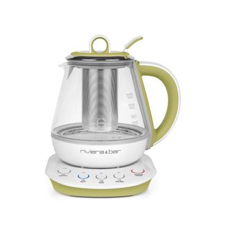 Riviera & Bar Tetera De 0,8 L, 800 W, Blanca Y Verde - Bth244 - Riviera & Bar