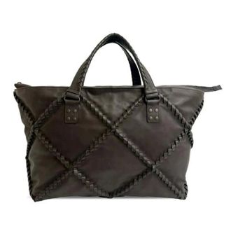Bottega Veneta Pre-owned Tote Bags, female, Brown, Size: ONE SIZE Pre-owned Leather Tote