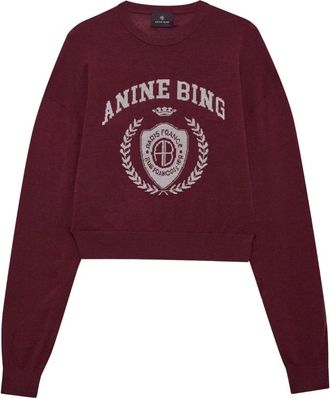 Anine Bing Sudaderas y Sudaderas con Capucha - Knitwear - Mujer - Rojo - XL