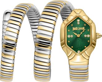 Just Cavalli Womens Snake 316L Stainless Steel Watch