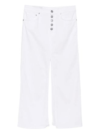 Dondup buttoned-up trousers - White